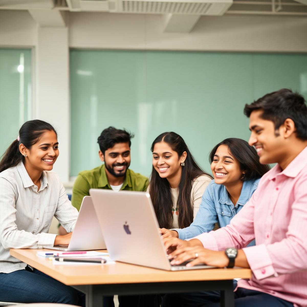Students at Upmark